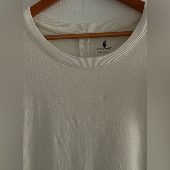 FP Movement by Free People Away With The Wind Short Sleeve - Brushed Sail Size S - Picture 8 of 13